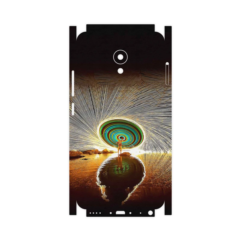 برچسب پوششی ماهوت مدل Night Light Fountain-FullSkin مناسب برای گوشی موبایل میزو M5