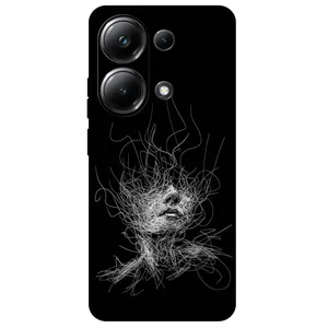 Megafone Face Sketch 7423 Cover For Xiaomi Poco M6 Pro