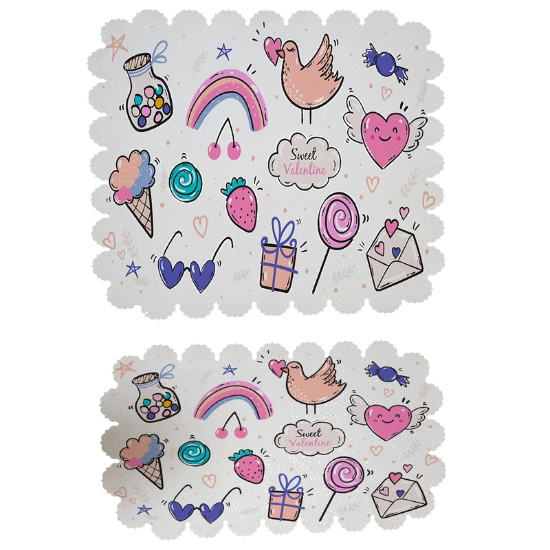  ست رومیزی 2 تکه طرح کودکانه کد 8479