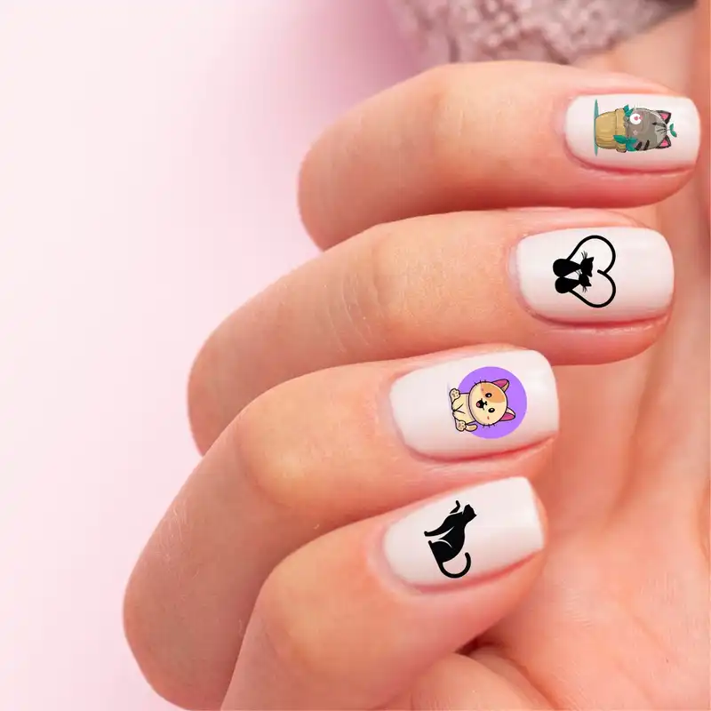 برچسب لنز ناخن مدل L2015