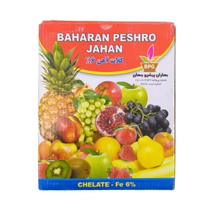 کود جامد کلات آهن ۶٪ بهاران مدل bpg وزن یک کیلوگرم