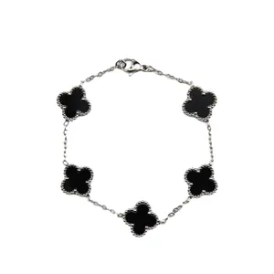 دستبند زنجیری زنانه مدل ونکلیف کد 1718