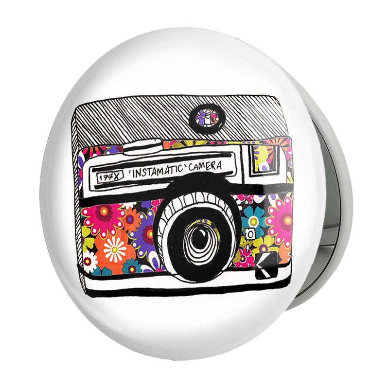 آینه جیبی خندالو طرح دوربین مدل تاشو کد 1775 