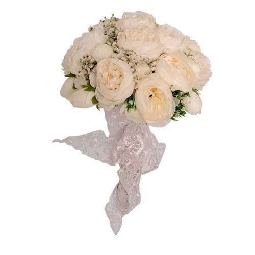  گل مصنوعی مدل رز پیونی عروس
