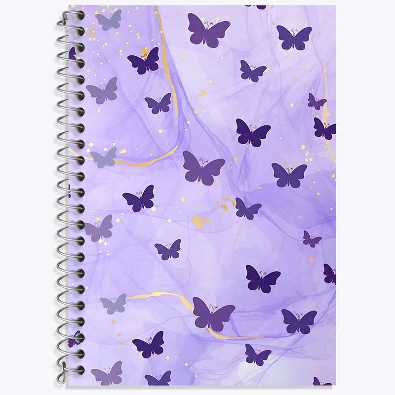 دفتر نت موسیقی 50 برگ خندالو طرح پترن پروانه کد N5895