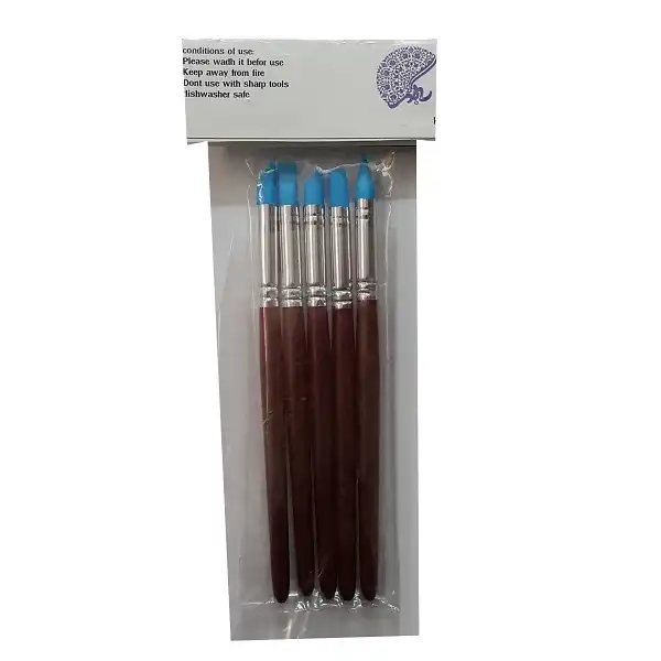 ابزار تزیین فوندانت به گز مدل قلم پیکر تراشی مجموعه 5 عددی