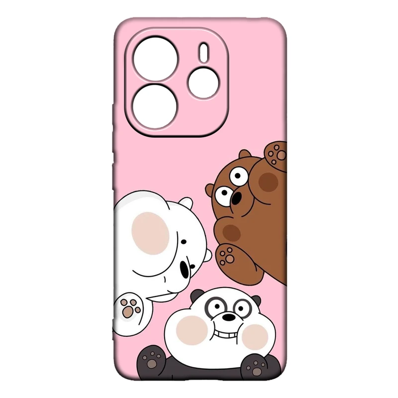 کاور طرح خرس کله پوک کد 89 مناسب برای گوشی موبایل شیائومی Redmi Note 14 4G