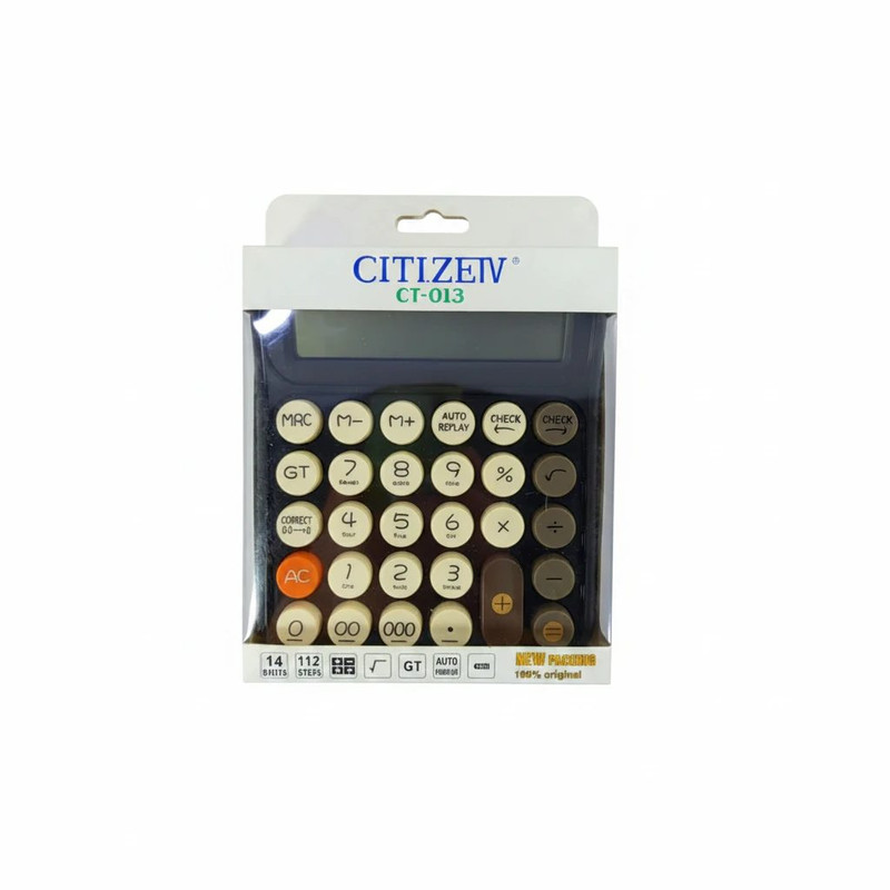 ماشین حساب سیتیزیو مدل CT-013 طرح پاستلی