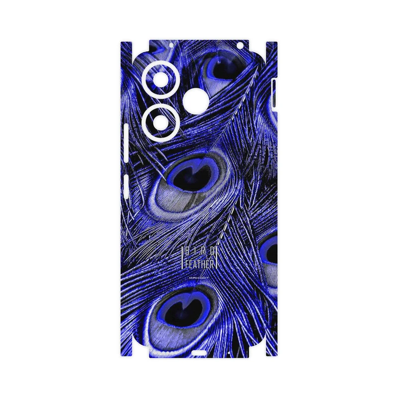 برچسب پوششی ماهوت مدل Purple Feather-FullSkin مناسب برای گوشی موبایل شیائومی Redmi 13