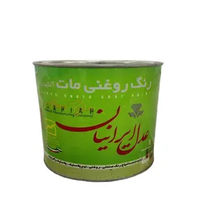 رنگ روغنی مات آلکیدی سفید عدل ایرانیان کد 510 وزن 1 کیلوگرم