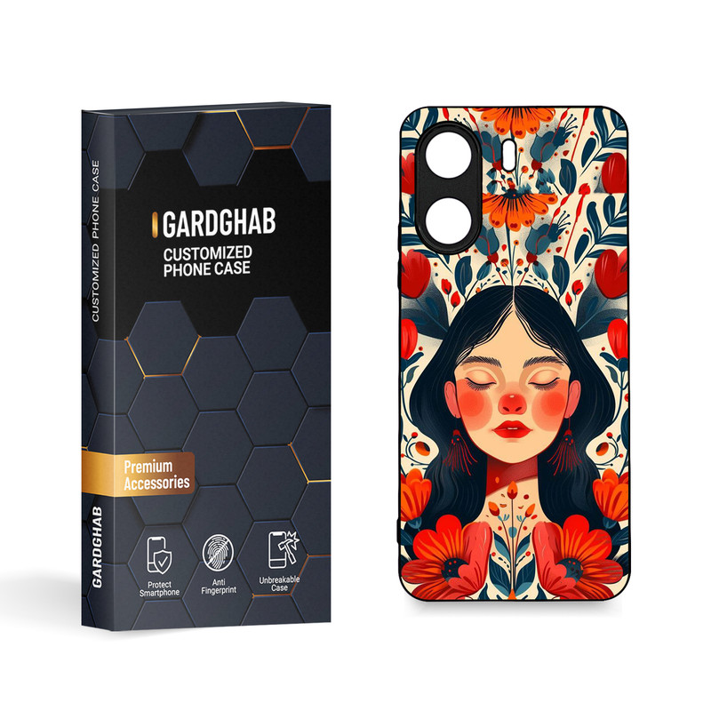   کاور گارد قاب مدل دخترانه مناسب برای گوشی موبایل شیائومی Redmi 13C 4G / Poco C65