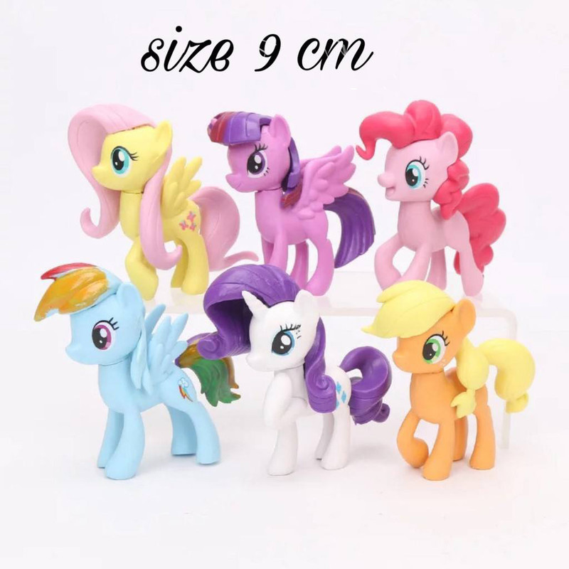 فیگور مدل اسب پونی کد JIM110 مجموعه 6 عددی