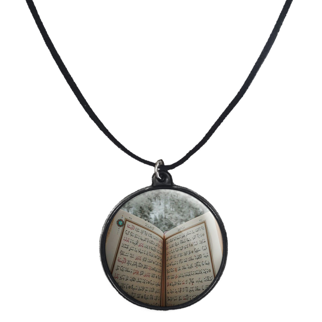 گردنبند پرمانه طرح جشن تکلیف کد pmb.25805 مدل دو طرفه