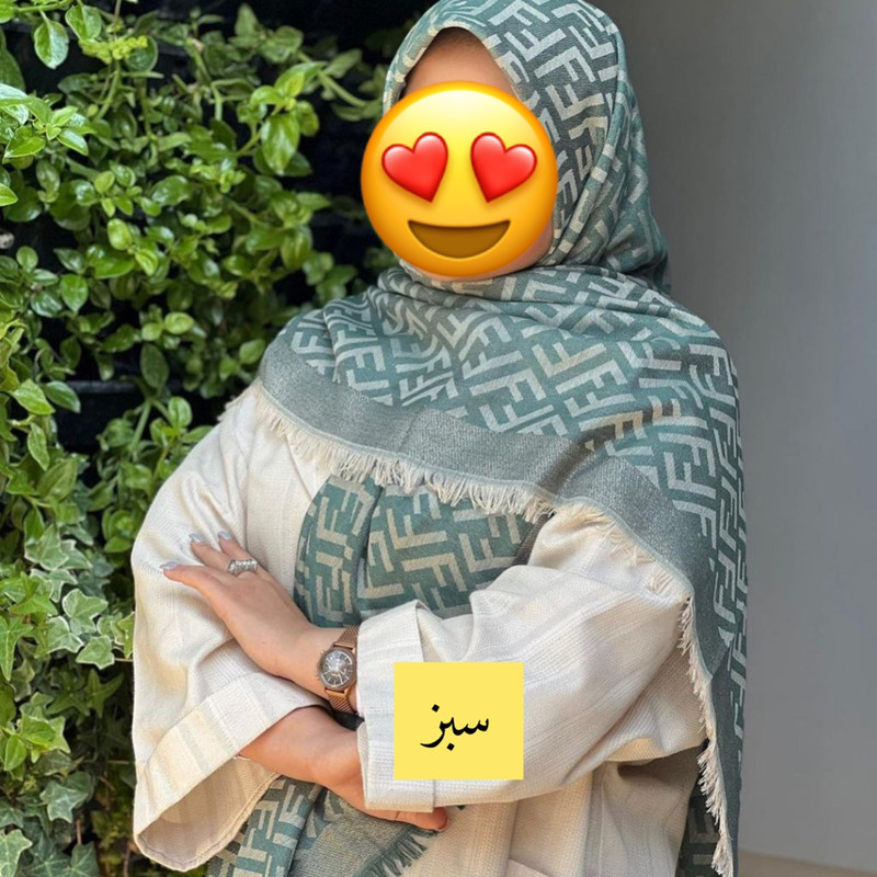روسری زنانه مدل نخ کشمیر لمه دار کد 03