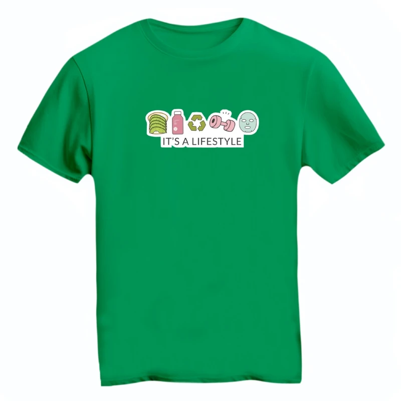 تی شرت آستین کوتاه زنانه مدل لایف استایل