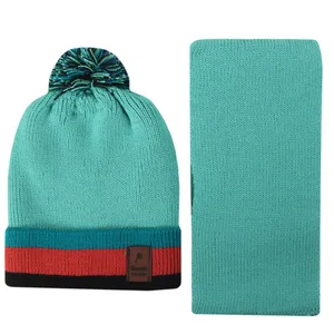 ست کلاه و شال گردن بافتنی بچگانه مدل PJ-106997