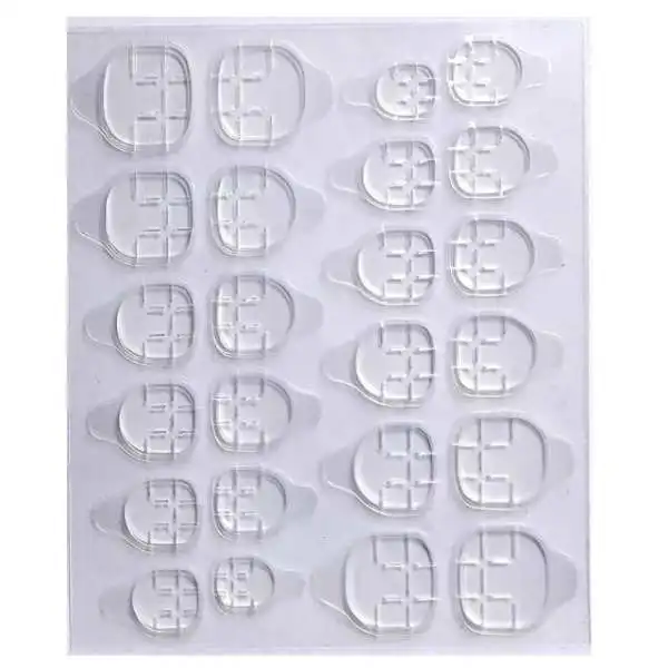 چسب ناخن مصنوعی مدل ژله ای نانو  بسته 10 عددی