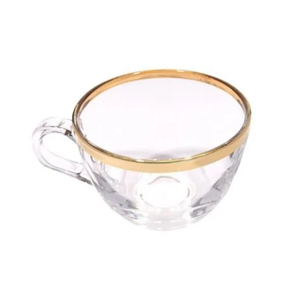 فنجان بلینک مکس مدل بیسیک لب طلایی کد 96 بسته 6 عددی