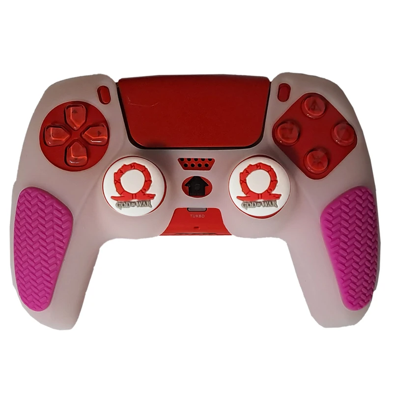 محافظ دسته بازی پلی استیشن 5 مدل anti slip ps5335 به همراه روکش آنالوگ