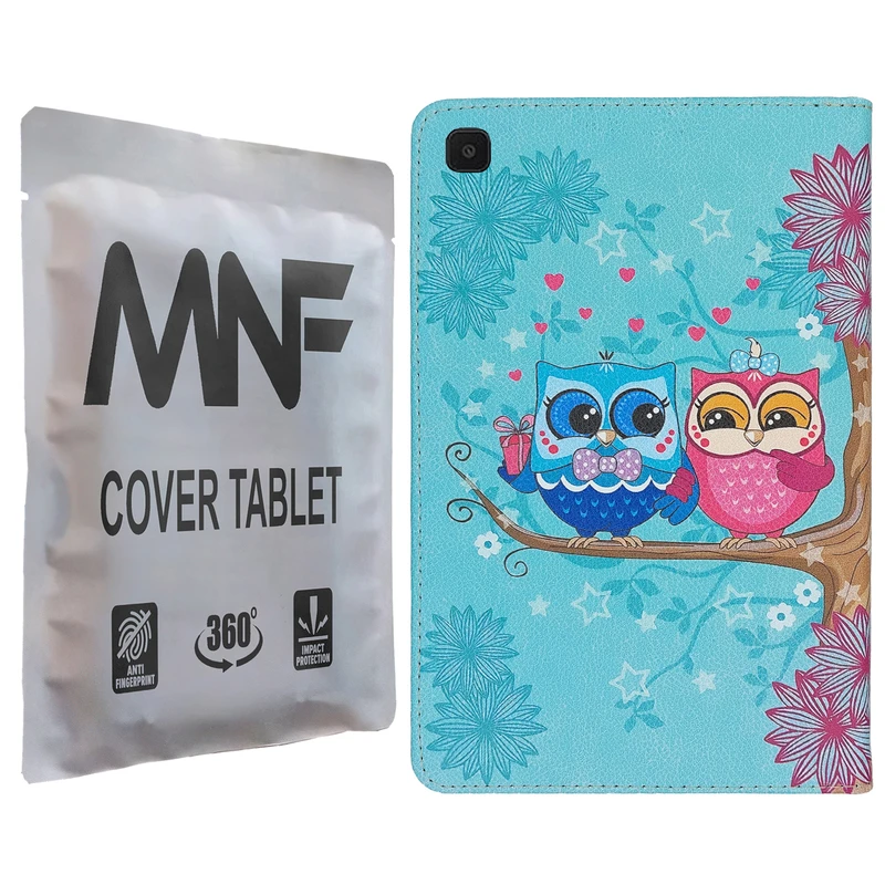 کیف کلاسوری ام ان اف طرح جغد های فانتزی کد M-321 مناسب برای تبلت سامسونگ Galaxy Tab A7 10.4 2020 / T505