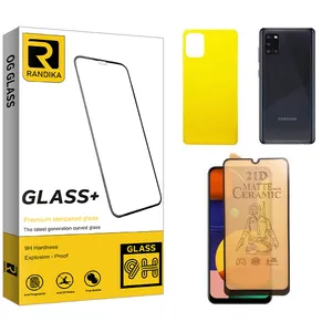 Randika Randika Matt Ceramics Screen Protector For samsung a31 With Back Protector