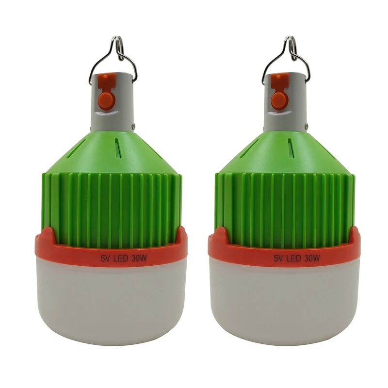 چراغ آویز چادر یو ایکس آی مدل کشویی کد BL-588-30W با نور مهتابی مجموعه 2 عددی