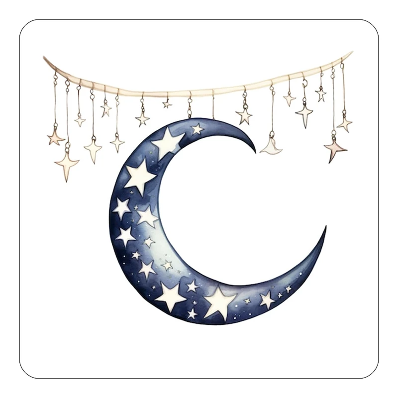 مگنت کاکتی طرح ماه و ستاره مدل mp54464