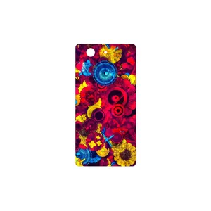 MAHOOT Vector Flower Garden Digital Art Cover Sticker for Sony Xperia Z3 Compact