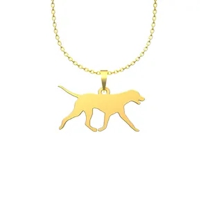 گردنبند طلا 18 عیار زنانه مدوپد مدل سگ کد J2-1-1260