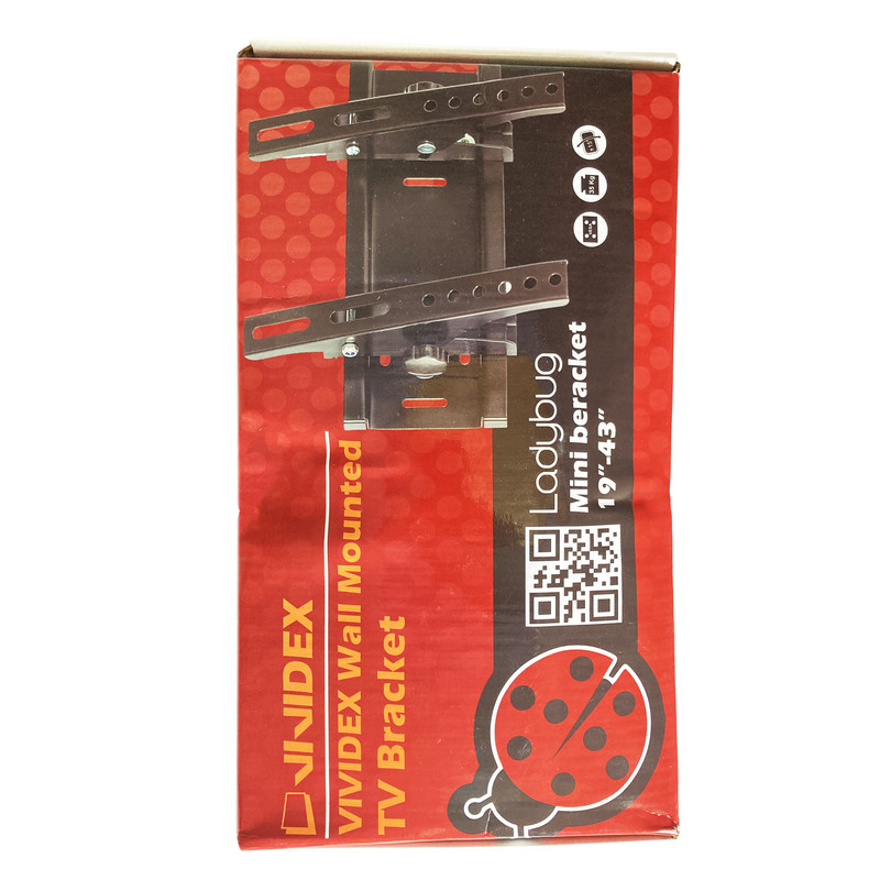 پایه دیواری ویویدکس مدل mini beracket مناسب برای تلویزیون 19 تا 43 اینچ