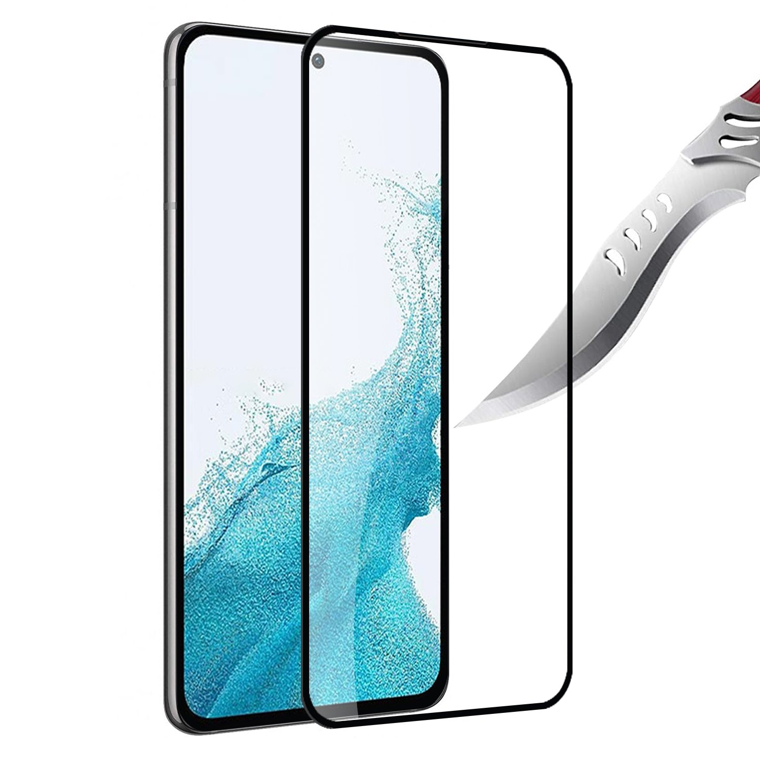 محافظ صفحه نمایش شیشه ای بادیگارد مدل FS مناسب برای گوشی موبایل سامسونگ Galaxy A34