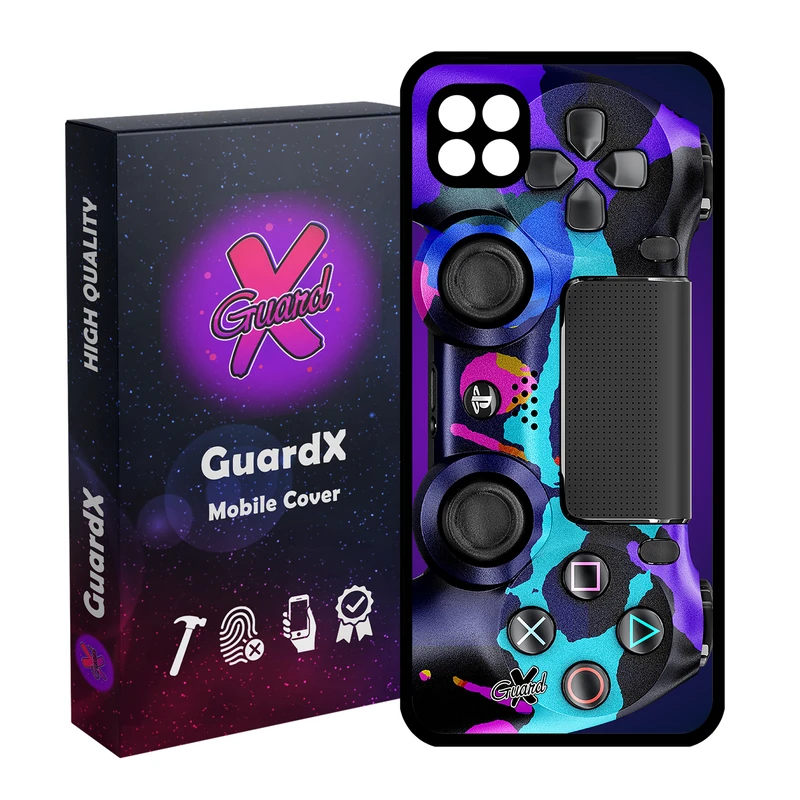 کاور گارد ایکس طرح PS4 Controller مدل Glass10089 مناسب برای گوشی موبایل سامسونگ Galaxy A22 5G