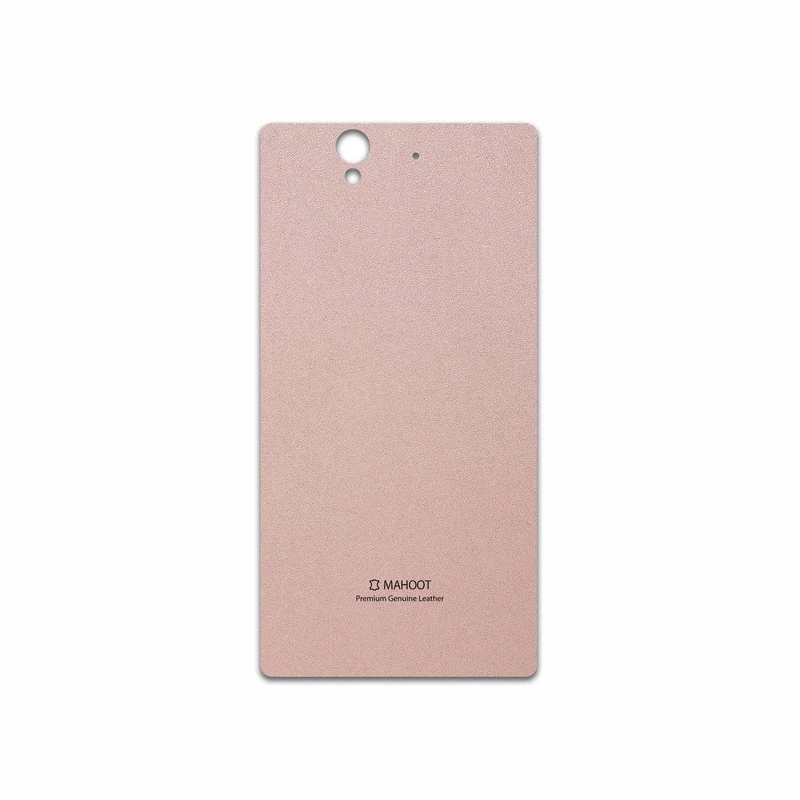 برچسب پوششی ماهوت مدل Rose Gold Leather مناسب برای گوشی موبایل سونی Xperia Z