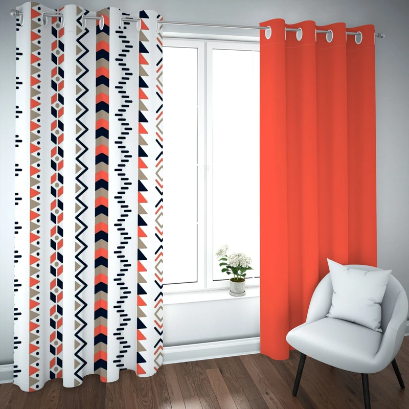 پرده مدل چاپی هازان سایز 300×150 سانتی متر 