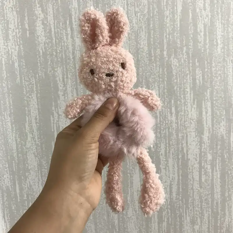 کش مو دخترانه مدل فانتزی خرگوشی خز دار  کد R 004