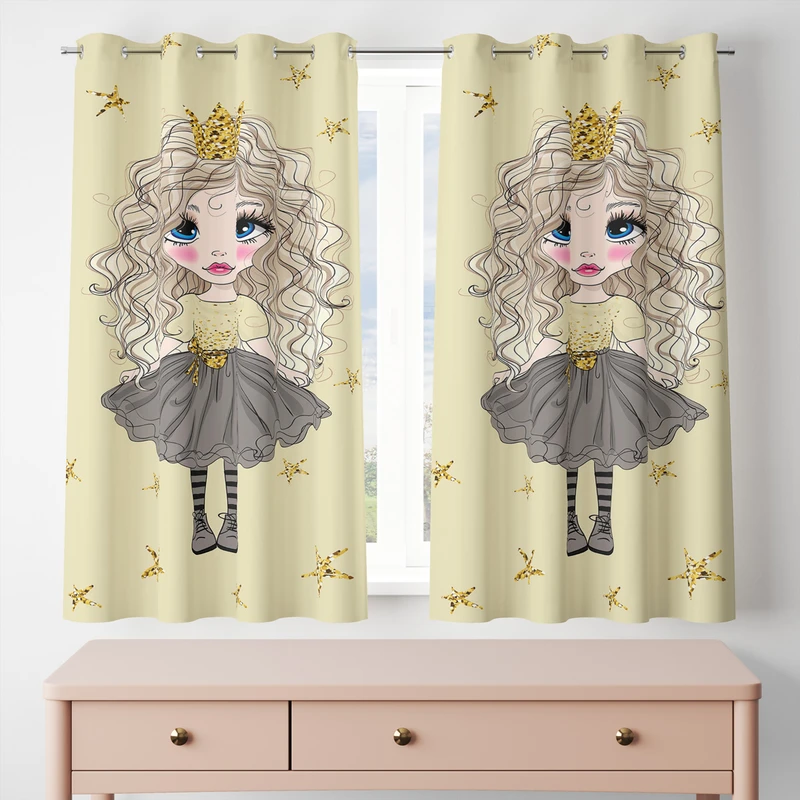 پرده مدل مخمل پانچی کد 7787 سایز 200x140 سانتی متر