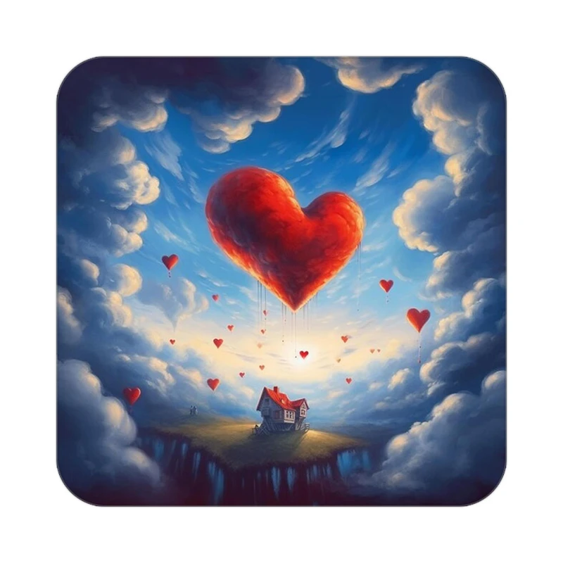 زیر لیوانی کاکتی مدل عاشقانه کد mp11402