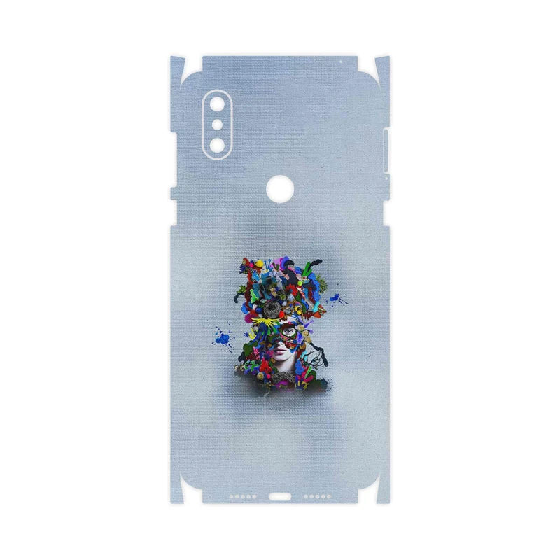 برچسب پوششی ماهوت مدل Collage of surreal Portrait of Women 4-FullSkin مناسب برای گوشی موبایل شیائومی Mi Mix 3