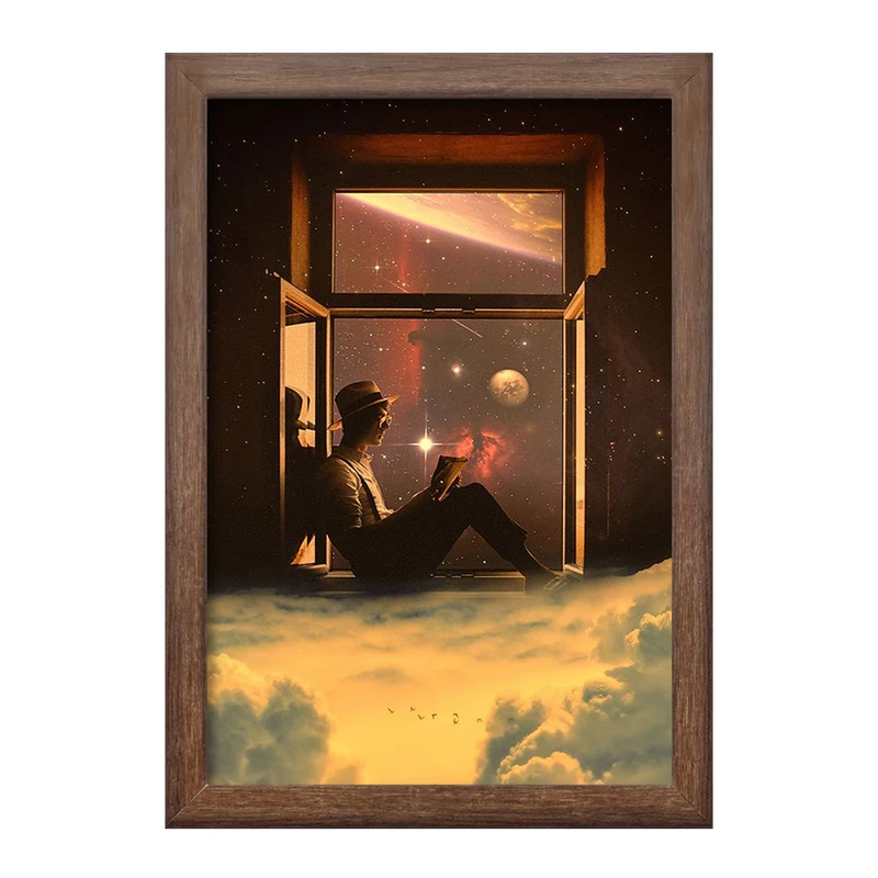 تابلو خندالو طرح کهکشان کد 25394