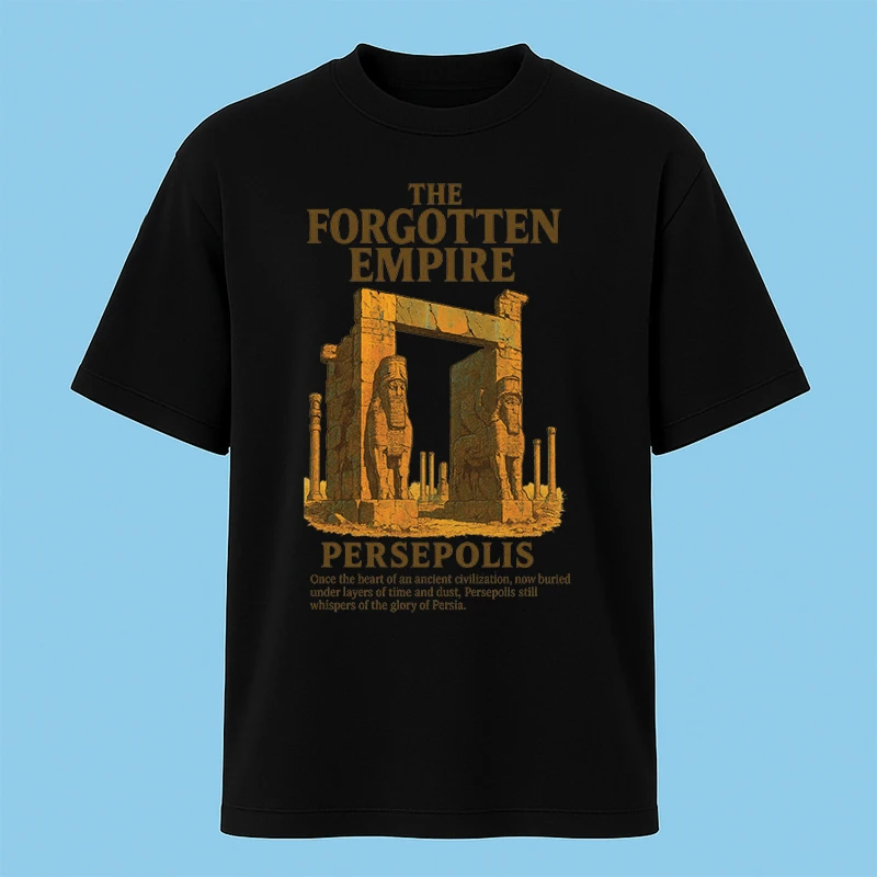 تی‌شرت آستین کوتاه مردانه مدل ایران زیبا کد c14