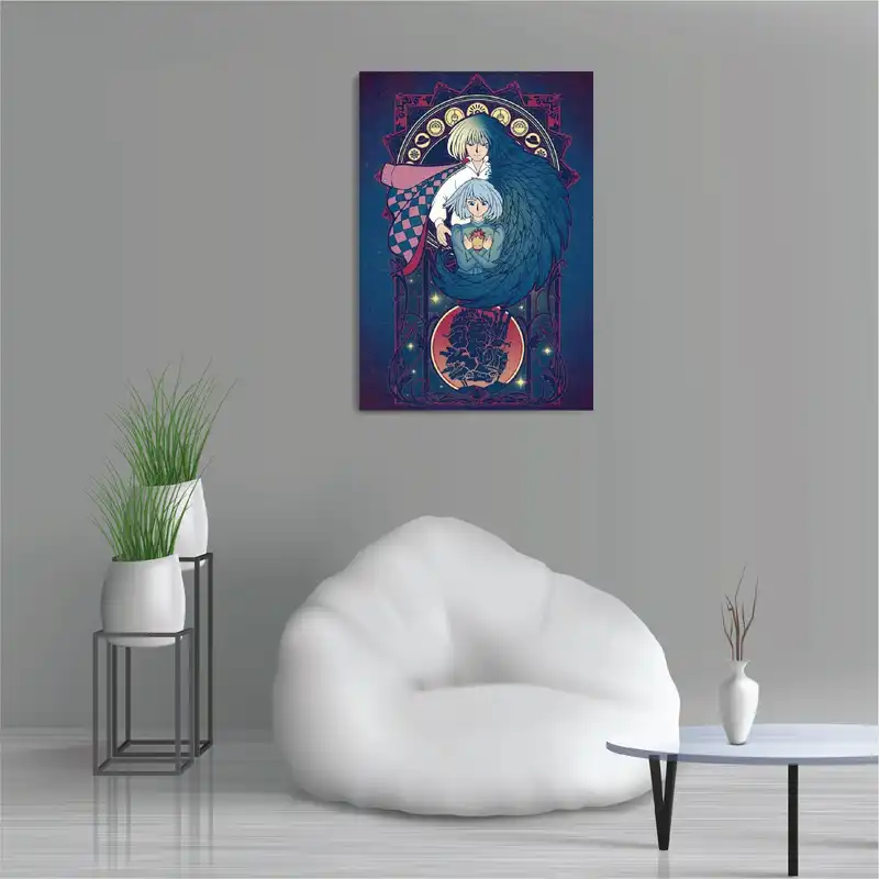 تابلو شاسی طرح انیمه سینمایی میازاکی قلعه متحرک هاول مدل M0470