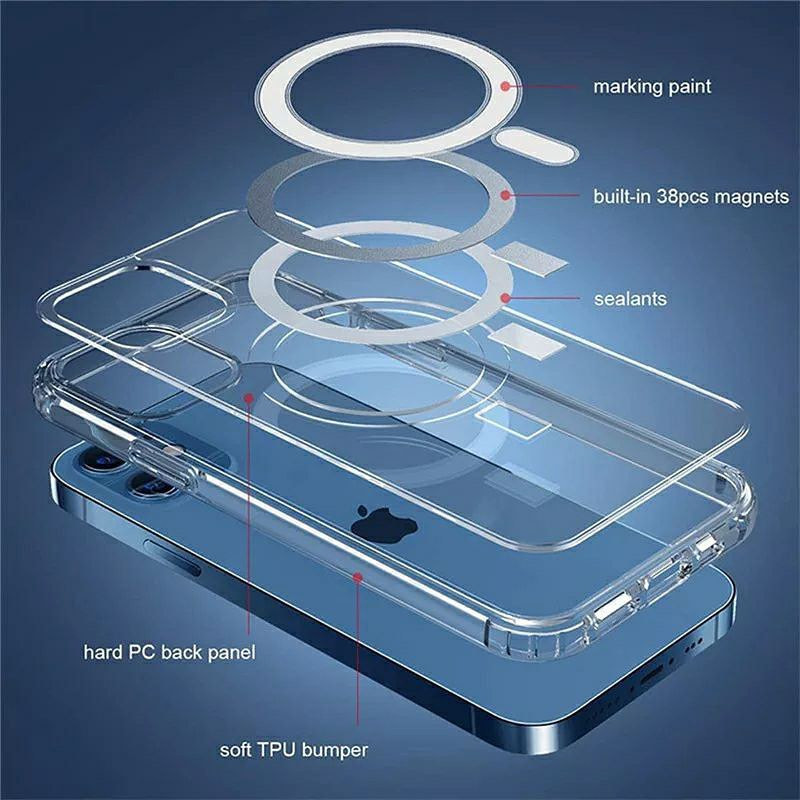 کاور مدل مگ سیف مناسب برای گوشی موبایل اپل IPhone 15pro