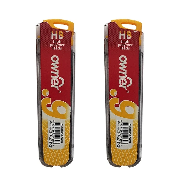 نوک مداد نوکی 0.9 میلی متری اونر مدل High Polymer بسته 2 عددی