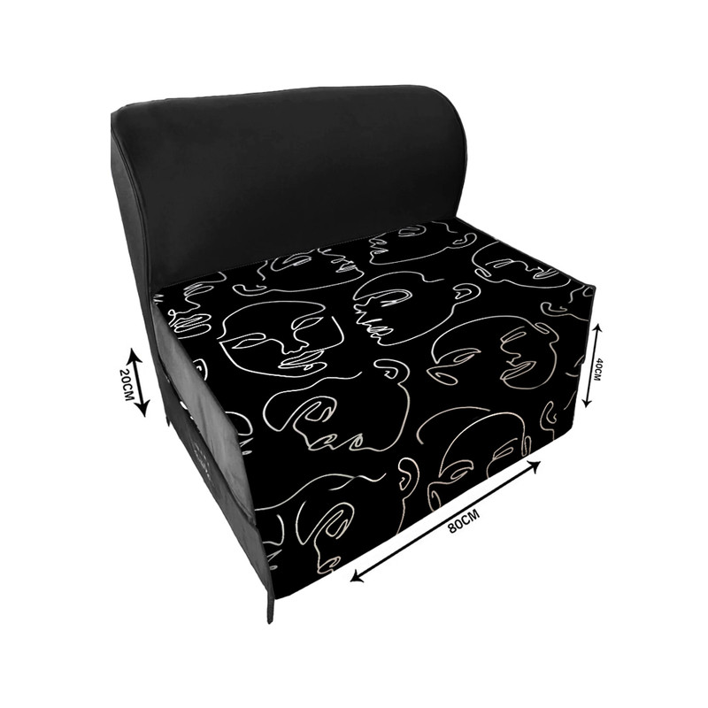 مبل تختخواب شو یک نفره نوپه هوم مدل تشک شو کد طرح صورت مینیمال M1099