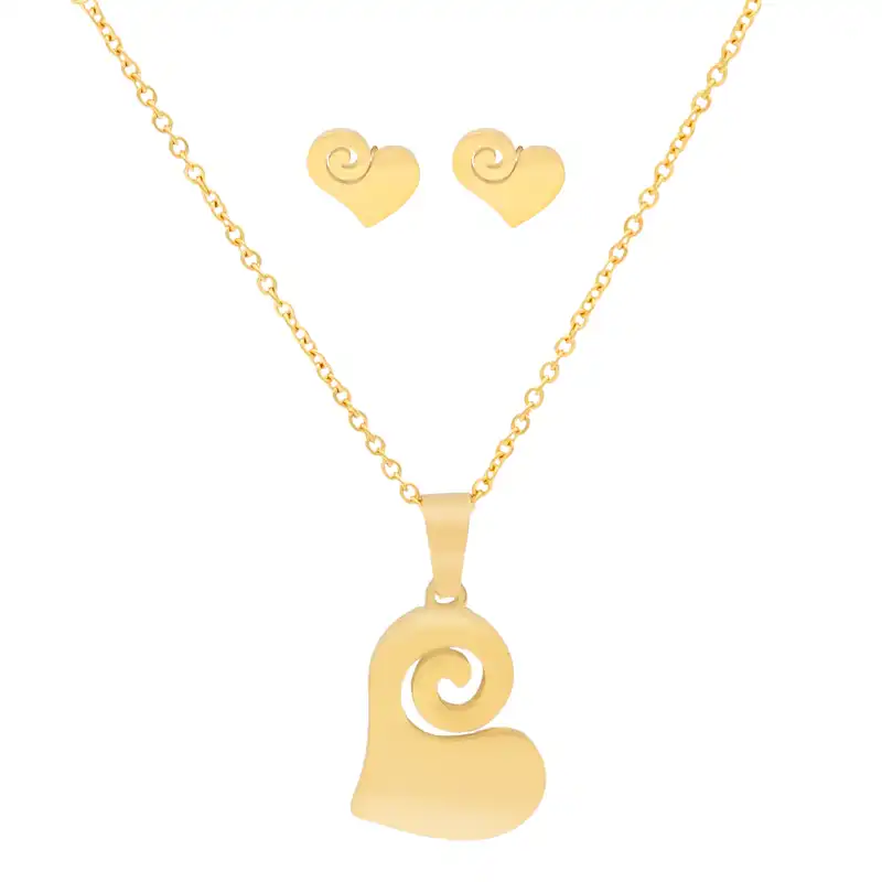 نیم ست زنانه بهار گالری مدل قلب مواج کد 209069