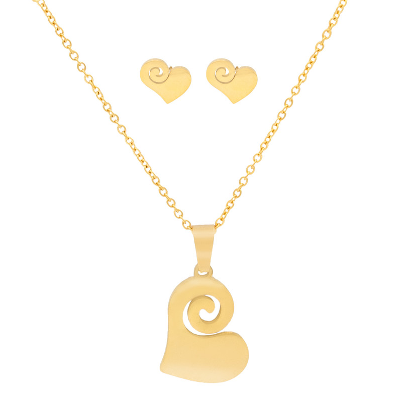 نیم ست زنانه بهار گالری مدل قلب مواج کد 209069