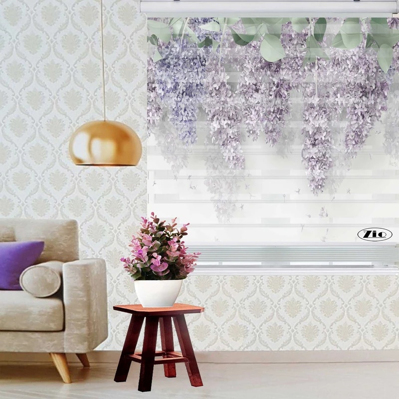 پرده زبرا زیو کد 3D1068 سایز 150x150 سانتی متر