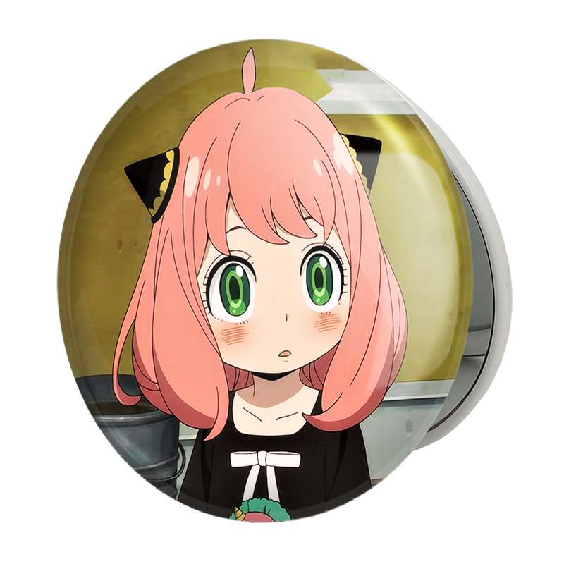 آینه جیبی خندالو طرح آنیا فورجر انیمه اسپای ایکس فمیلی مدل تاشو کد 15585