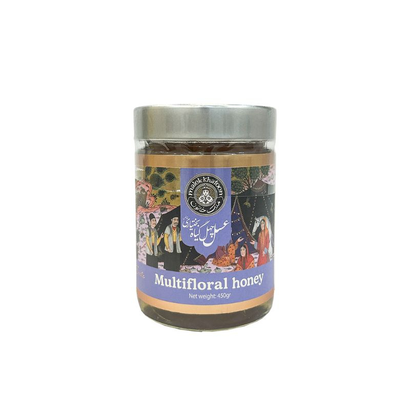 عسل طبیعی چهل‌گیاه ملک خاتون - 450 گرم