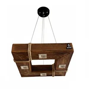 لوستر 4 شعله مدل مربع